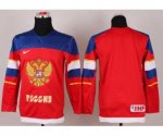 youth 2014 winter olympics nhl jerseys blank red Russia