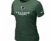 Women BAtlanta Falcons deep green T-Shirt