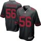 Men's San Francisco 49ers #56 Reuben Foster Nike Black Game NFL Jerseys