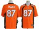nike nfl denver broncos #87 eric decker orange jerseys [game]