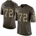 nike nfl dallas cowboys #72 travis frederick green salute to service limited jerseys