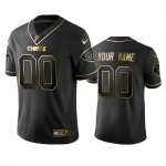 2019 Kansas City Chiefs Custom Black Golden Edition Vapor Untouchable Limited Jersey - Men's