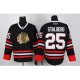 youth nhl chicago blackhawks #25 stalberg black jerseys