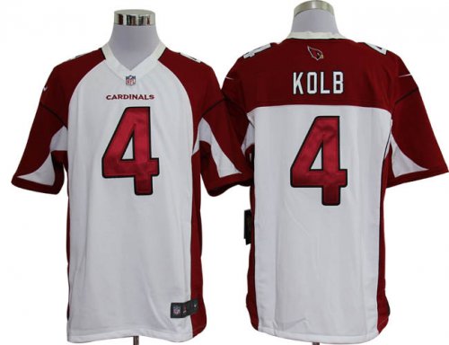 nike nfl arizona cardinals #4 kolb white cheap jerseys [game]