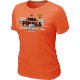 women nba oklahoma city thunder orange T-Shirt [2012 Champions]