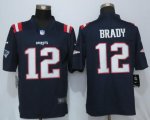 Men's New England Patriots #12 Tom Brady Navy Blue Color Rush Nike NFL Limited Jerseys
