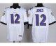 nike nfl baltimore ravens #12 jones elite white jerseys