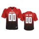 Youth Atlanta Falcons Custom Red 2020 2nd Alternate Game Jersey