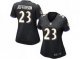 Women NFL Baltimore Ravens #23 Tony Jefferson Nike Black Stitched Game Jerseys