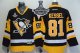 Men Pittsburgh Penguins #81 Phil Kessel Black Alternate 2017 Stanley Cup Finals Champions Stitched NHL Jersey