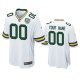 Green Bay Packers Custom White 100 Seasons Game Jersey