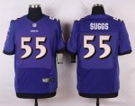 nike baltimore ravens #55 suggs purple elite jerseys