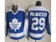 NHL Toronto Maple Leafs #29 Mike Palmateer Blue White CCM Throwb