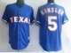 Baseball Jerseys texans rangers #5 kinsler blue