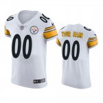 Pittsburgh Steelers Custom White Vapor Elite Jersey - Men's