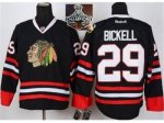 NHL Chicago Blackhawks #29 Bickell Black 2015 Stanley Cup Champi