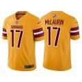 Washington Commanders #17 Terry McLaurin Gold Vapor Untouchable Stitched Football Jersey