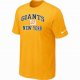 New York Giants T-shirts yellow