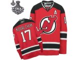 nhl new jersey devils #17 kovalchuk red and black [2012 stanley