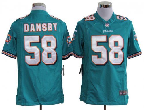 nike nfl miami dolphins #58 dansby green cheap jerseys [game]