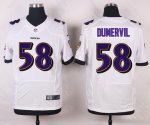 nike baltimore ravens #58 dumervil white elite jerseys