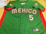 Custom Green Red Mexico Baseball 2023 World Baseball Classic Replica Jersey