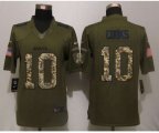 nike new orleans saints #10 cooks army green salute to service l