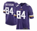 nike nfl minnesota vikings #84 patterson purple [game]