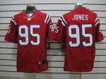 nike nfl new england patriots #95 jones elite red jerseys