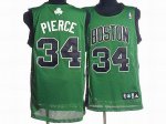 Basketball Jerseys boston celtics #34 pierce green(black number)