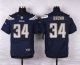 nike san diego chargers #34 brown blue elite jerseys