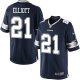 Youth Nike Dallas Cowboys #21 Ezekiel Elliott Navy Blue Team Color Limited NFL Jersey