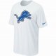 Detroit lions sideline legend authentic logo dri-fit T-shirt whi