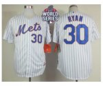 2015 World Series mlb jerseys new york mets #30 ryan white[ryan]