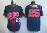 Baseball Jerseys minnesota twins #25 thome blue 2010