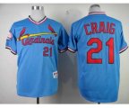 mlb st.louis cardinals #21 craig blue m&n jerseys