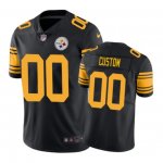 Pittsburgh Steelers #00 Custom Nike color rush Black Jersey