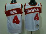 Basketball Jerseys atlanta hawks #4 webb white