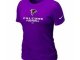 Women BAtlanta Falcons purple T-Shirt