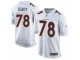 nike nfl denver broncos #78 ryan clady white new game event jers