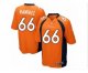 nike nfl denver broncos #66 ramirez orange jerseys [game]