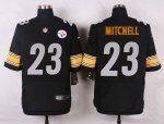 nike pittsburgh steelers #23 mitchell black elite jerseys