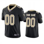 Football Custom New Orleans Saints black limited 100th season jersey