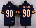 nike chicago bears #90 ratliff blue elite jerseys