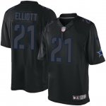 Youth Nike Dallas Cowboys #21 Ezekiel Elliott Black Impact Limited NFL Jerseys