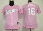 women Baseball Jerseys los angeles dodgers #16 ethier pink