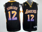nba los angeles lakers #12 dwight howard black [limited edition]
