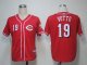 Men's MLB Cincinnati Reds #19 Joey Votto Red Cool Base Jerseys