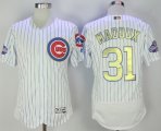 men mlb chicago cubs #31 greg maddux white 2017 gold program flex base champion stitched baseball jerseys