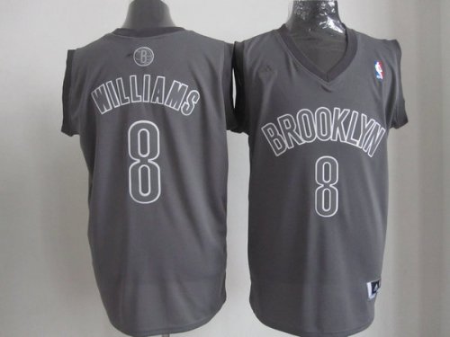 nba new jersey nets #8 williams grey jerseys [fullgrey]